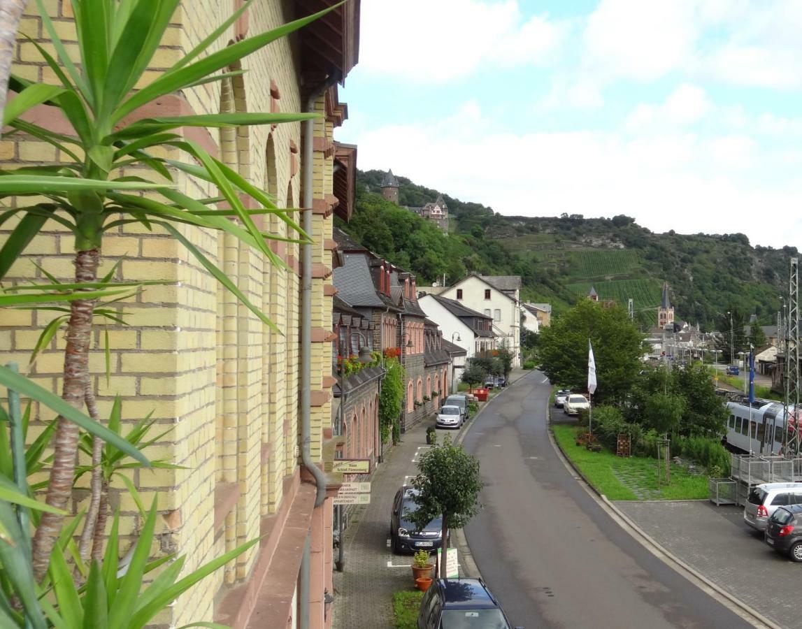 "Haus Schloss Fuerstenberg" Bacharach Bagian luar foto